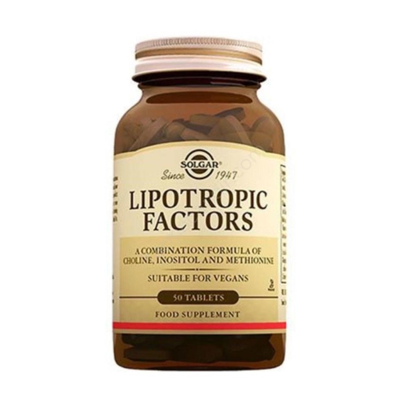 Solgar Lipotropic Factors 50 Tablet Vitamin