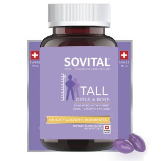 Sovital Tall Girls & Boys Uzun Boy Vitamini 90 Yumuşak Kapsül