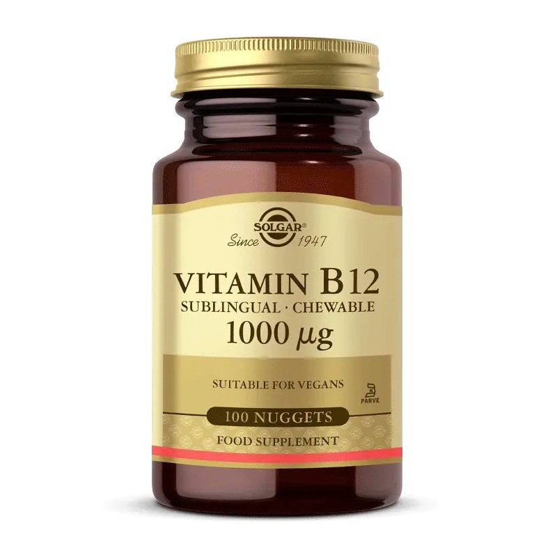 Solgar Vitamin B12 1000 mcg 100 Dilaltı Tableti