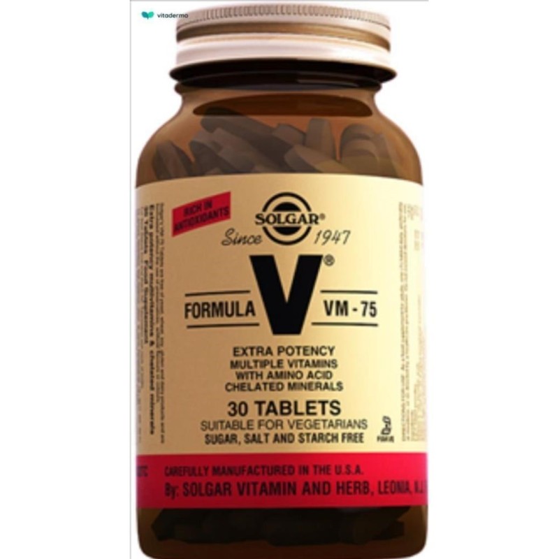 Solgar VM 75 Multivitamin 30 Tablet