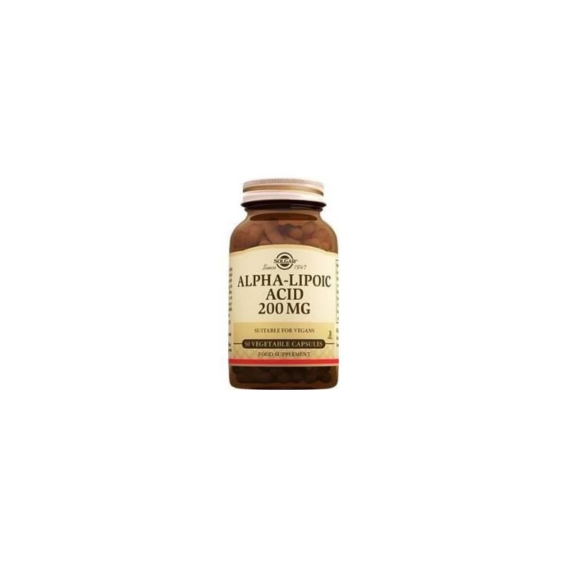 Solgar Alpha Lipoic Acid 200 mg 50 Kapsül