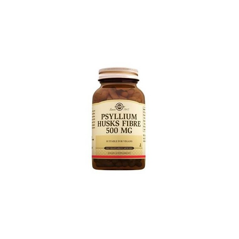 Solgar Psyllium Husks Fibre 500 mg 200 Kapsül