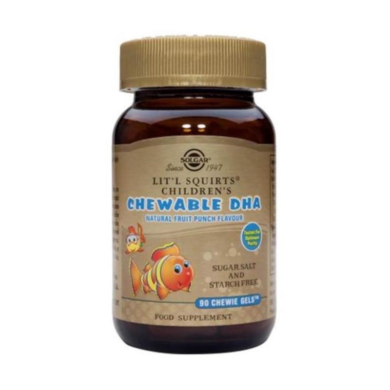 Solgar Lit&aposl Squirts Chewable DHA 90 Kapsül