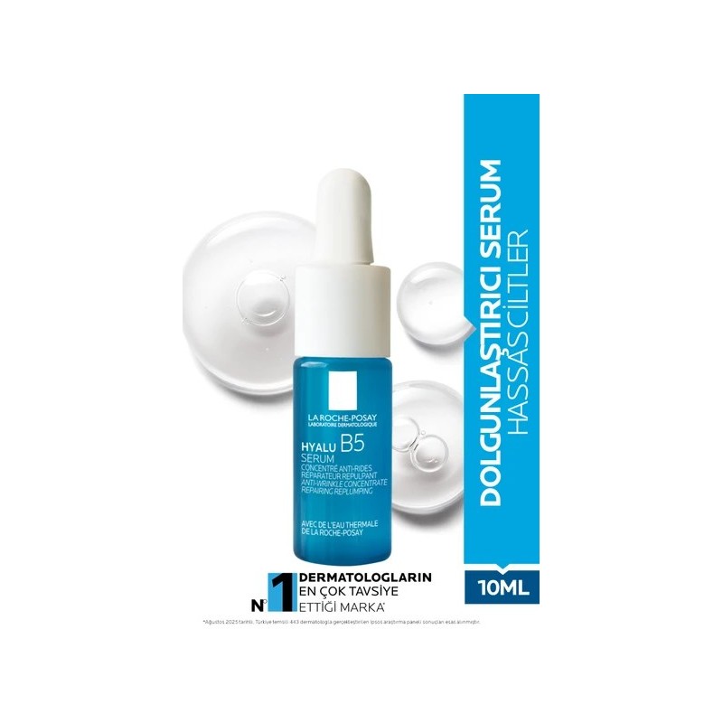 La Roche-Posay Hyalu B5 Kırışıklık Karşıtı, Onarıcı ve Dolgunlaştırıcı Yoğun Konsantre Serum 10 Ml