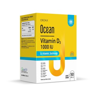 Ocean Vitamin D3 1000 IU 50 ml Damla