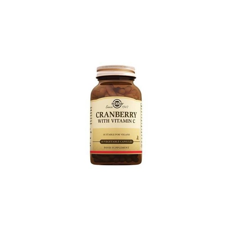 Solgar Cranberry with Vitamin C 60 Kapsül