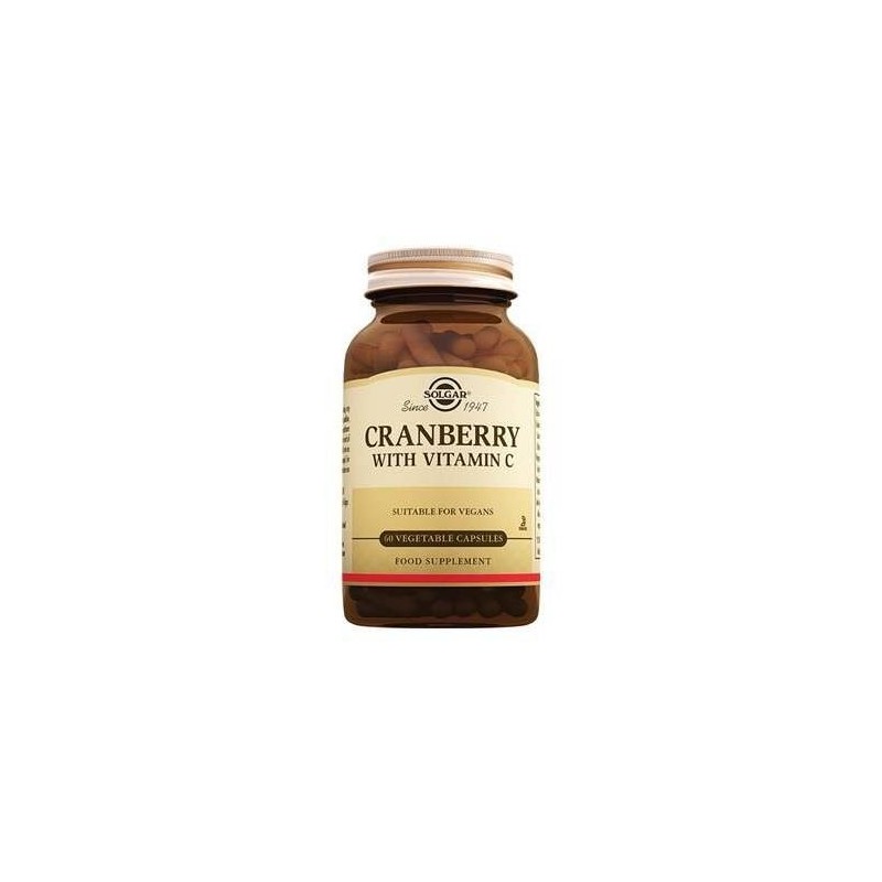 Solgar Cranberry with Vitamin C 60 Kapsül