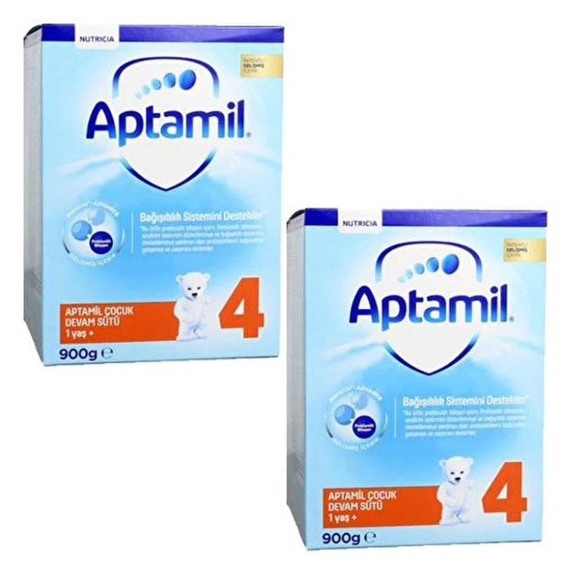 Aptamil 4 Çocuk Devam Sütü 900 gr 2 Adet