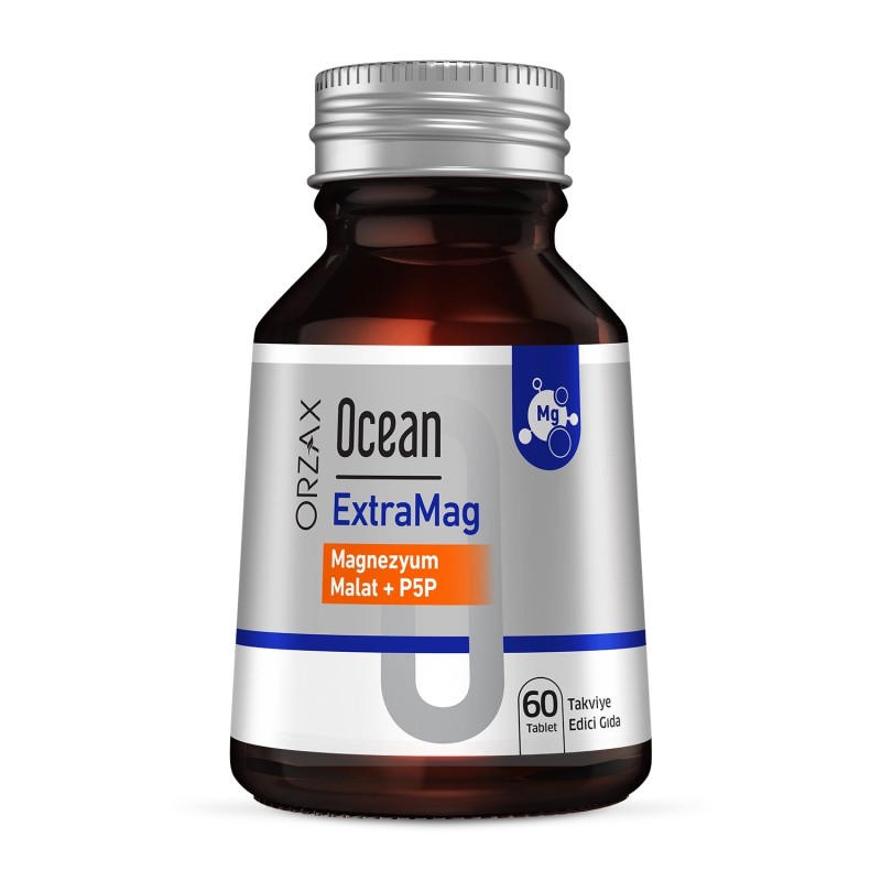 Ocean Extramag Magnezyum Malat + P5P 60 Tablet