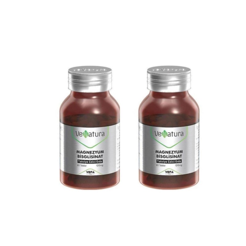 Venatura Magnezyum Bisglisinat 60 Kapsül 2 Adet