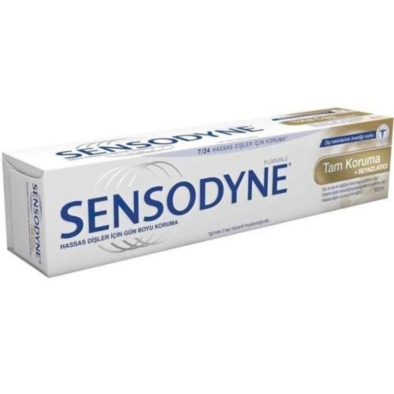 Sensodyne Tam Koruma ve Beyazlatıcı 75 ml Diş Macunu