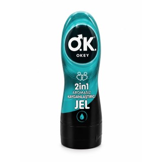 Okey 2 in 1 Aromasız Kayganlaştırıcı Jel 200 ml