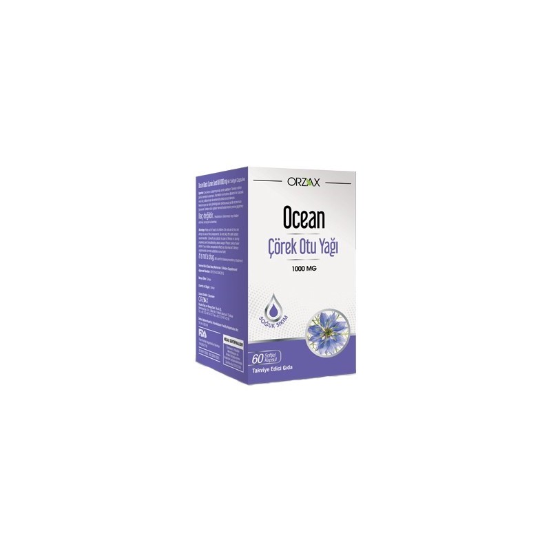 Ocean Çörek Otu Yağı 1000 mg 60 Kapsül