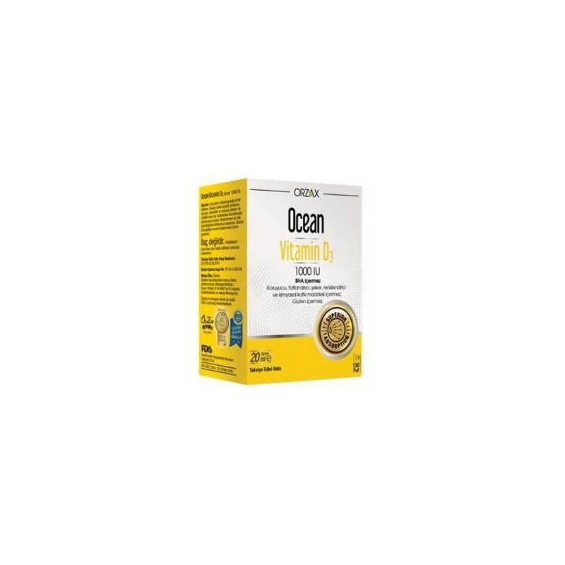 Ocean Vitamin D3 1000 IU 20 ml Sprey