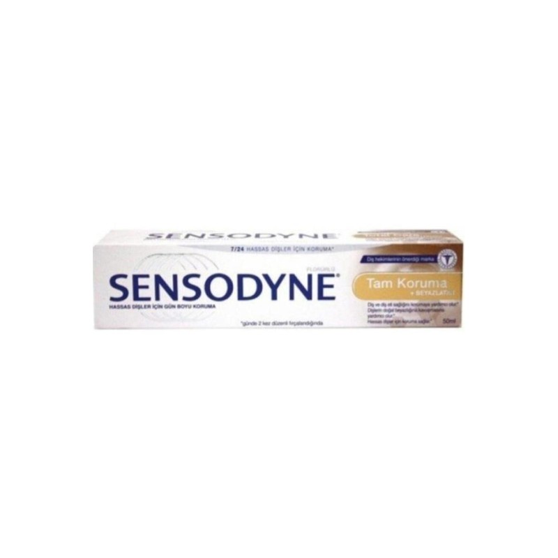 Sensodyne Tam Koruma ve Beyazlatıcı 50 ml Diş Macunu