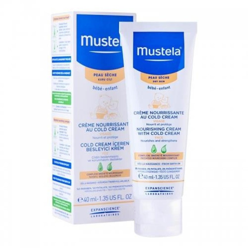 Mustela Cold Cream Face 40 ml Bebek Yüz Kremi