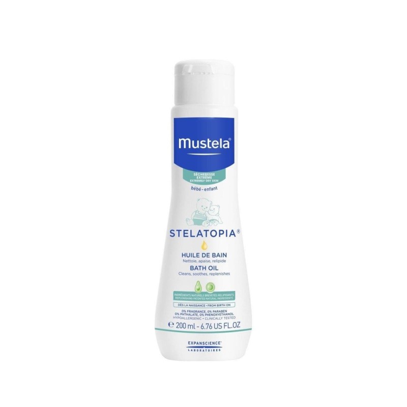 Mustela Stelatopia Bath Oil 200 ml Bebek Banyo Yağı