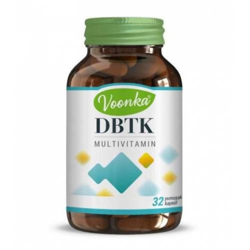 Voonka DBTK Multivitamin 32 Yumuşak Kapsül