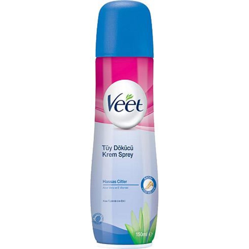 Veet Aloe Vera Hassas Cilt 150 ml Tüy Dökücü Sprey