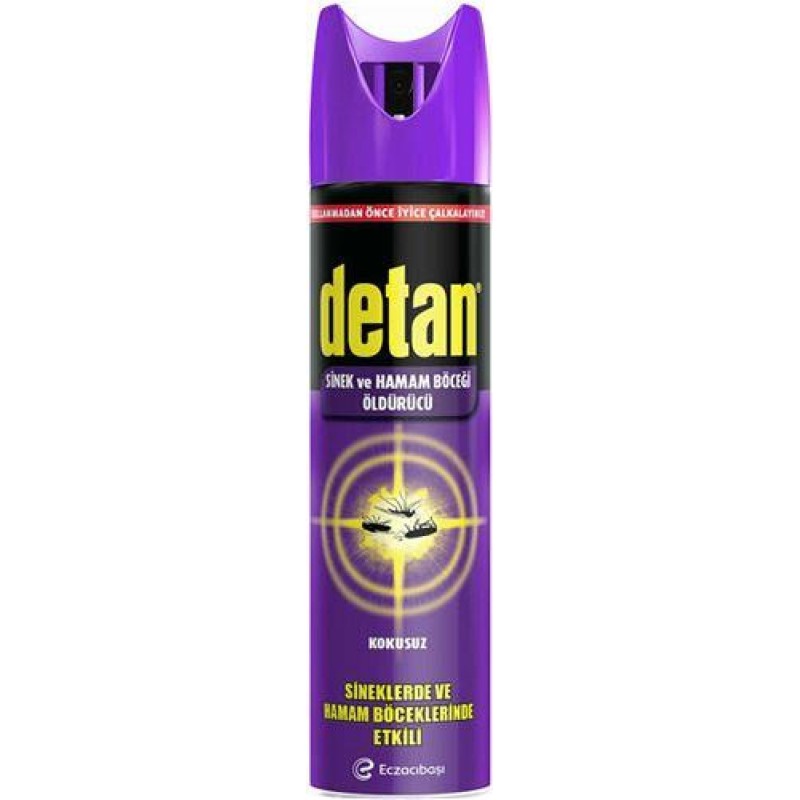 Detan 200 ml Sinek ve Hamam Böceği Öldürücü Sprey