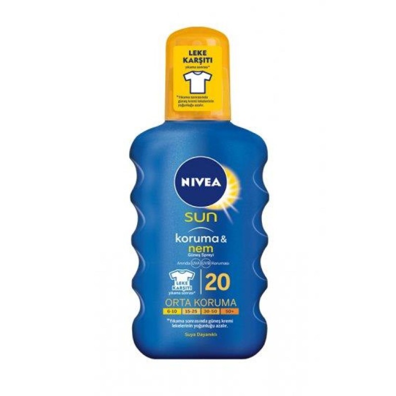 Nivea Sun Koruma & Nem Nemlendirici Spf 50+ 200 ml Güneş Spreyi