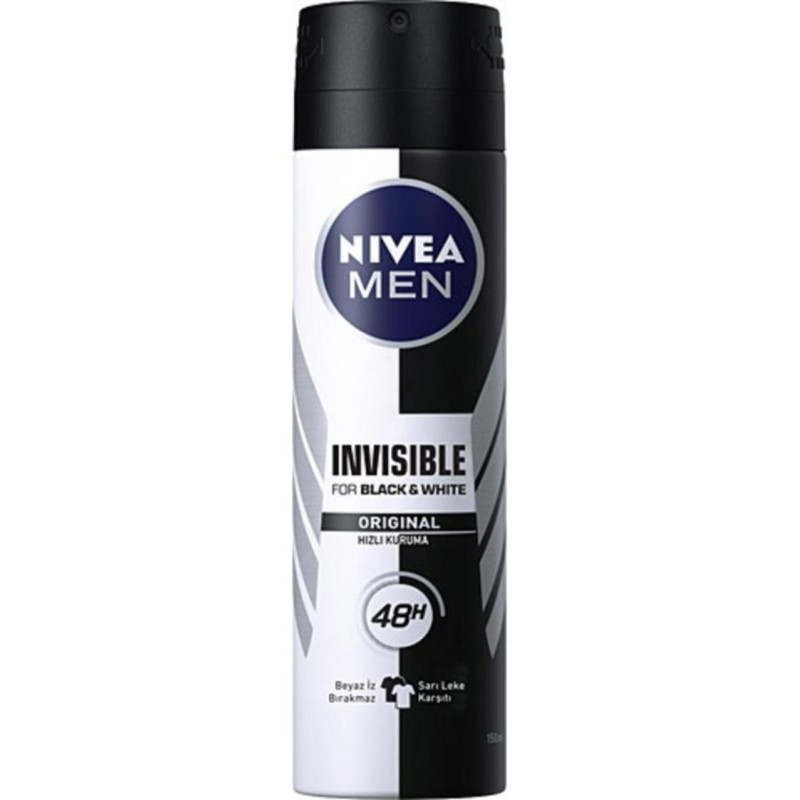 Nivea Men Invisible Black & White Original 150 ml Deo Sprey