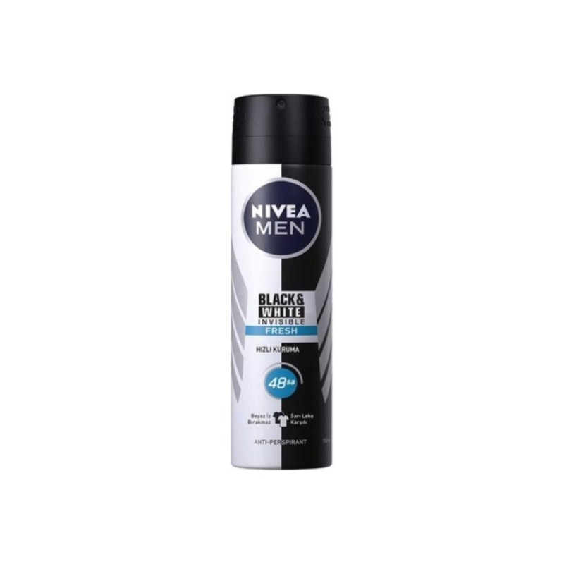 Nivea Men Invisible For Black & White Fresh 150 ml Deo Sprey