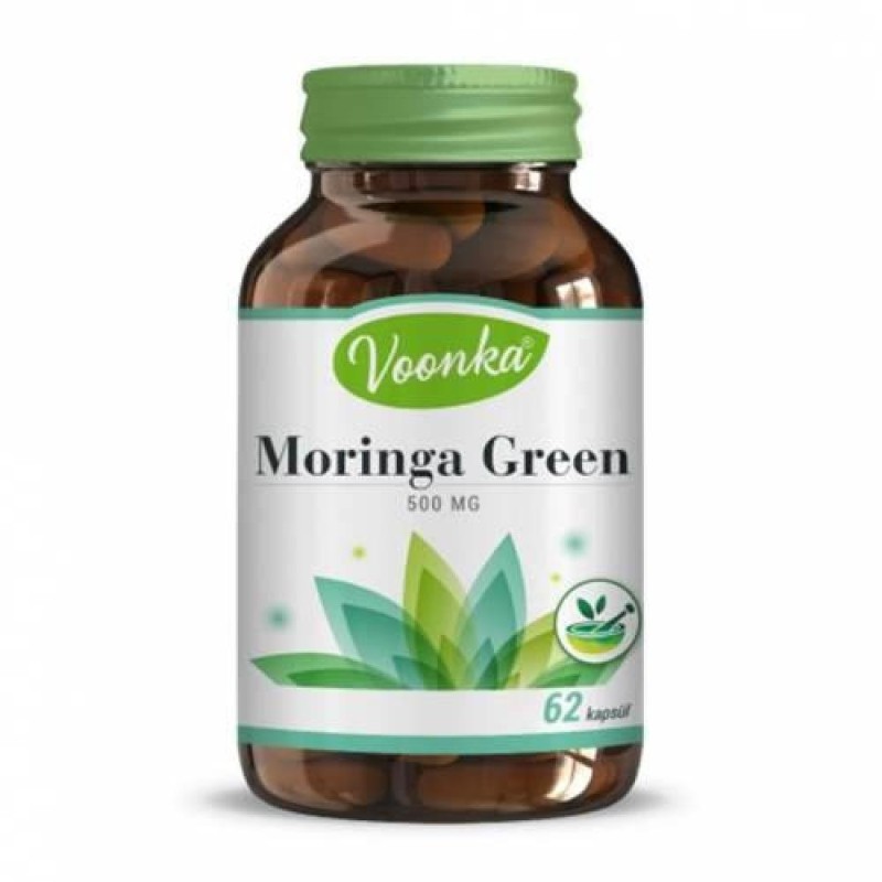 Voonka Moringa Green 500mg 62 Kapsül
