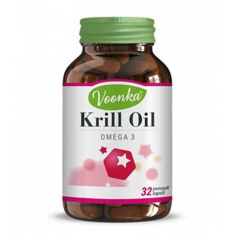Voonka Krill Oil Omega3 32 Yumuşak Kapsül