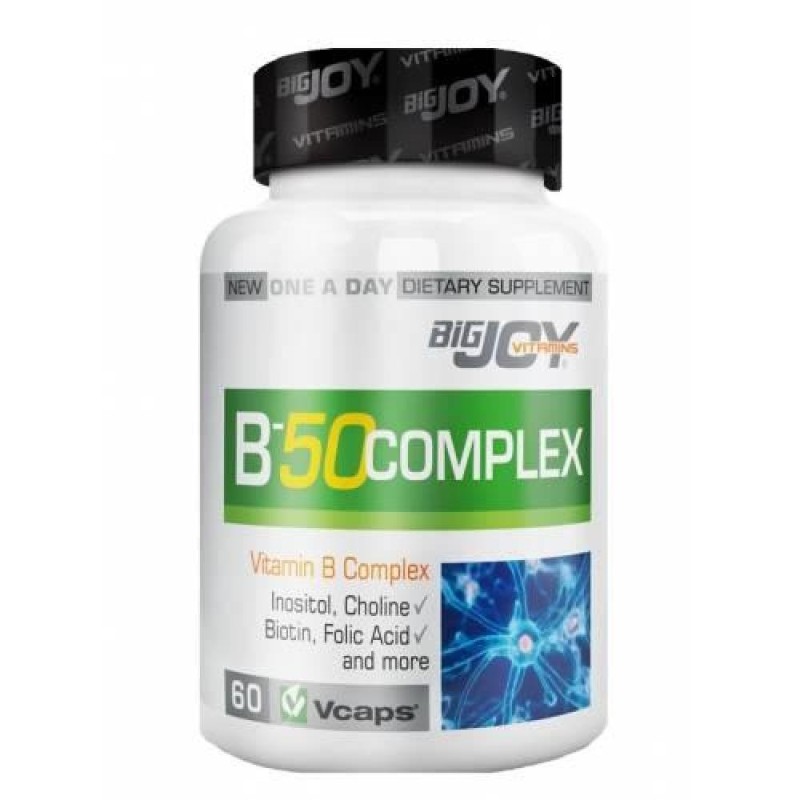 BigJoy Vitamins B50 Complex 60 Bitkisel Kapsül