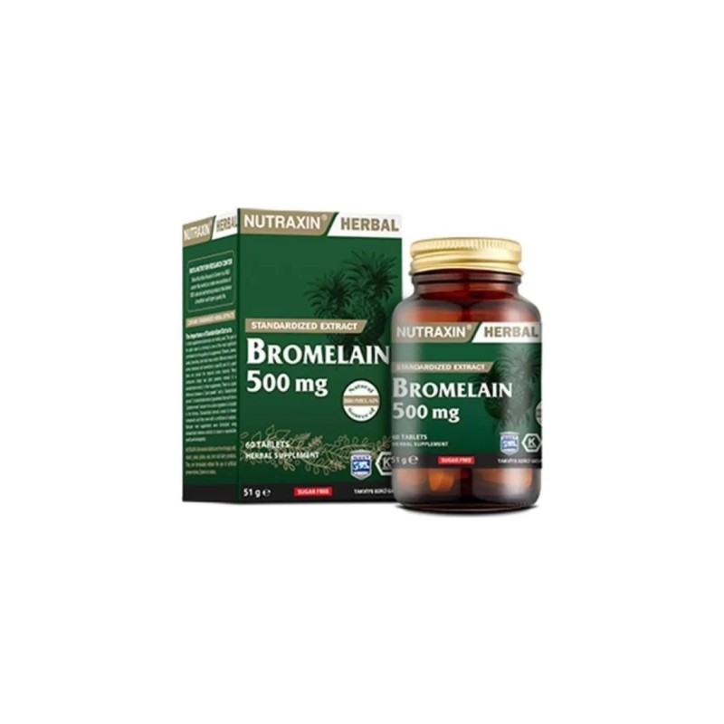 Nutraxin Bromelain 60 Kapsül