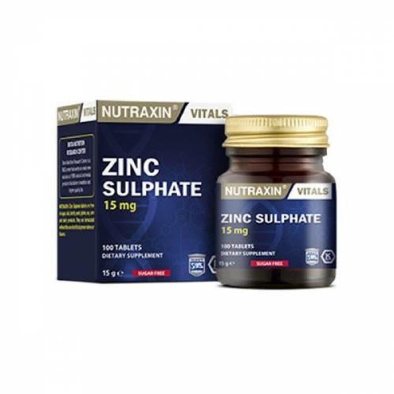 Nutraxin Zinc 15 Mg 100 Tablet