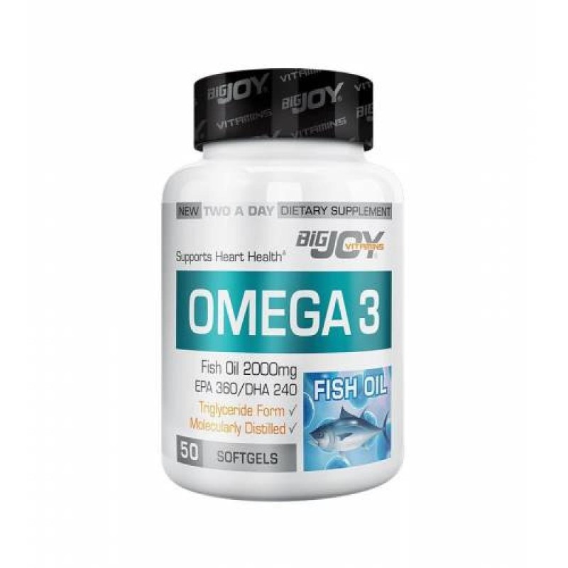 BigJoy Vitamins Omega 3 2000 mg 50 Yumuşak Kapsül