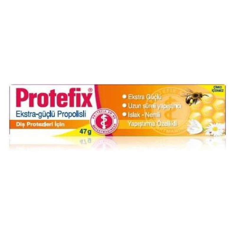 Protefix Ektra Güçlü Propolisli Yapıştırıcı Krem 47 gr