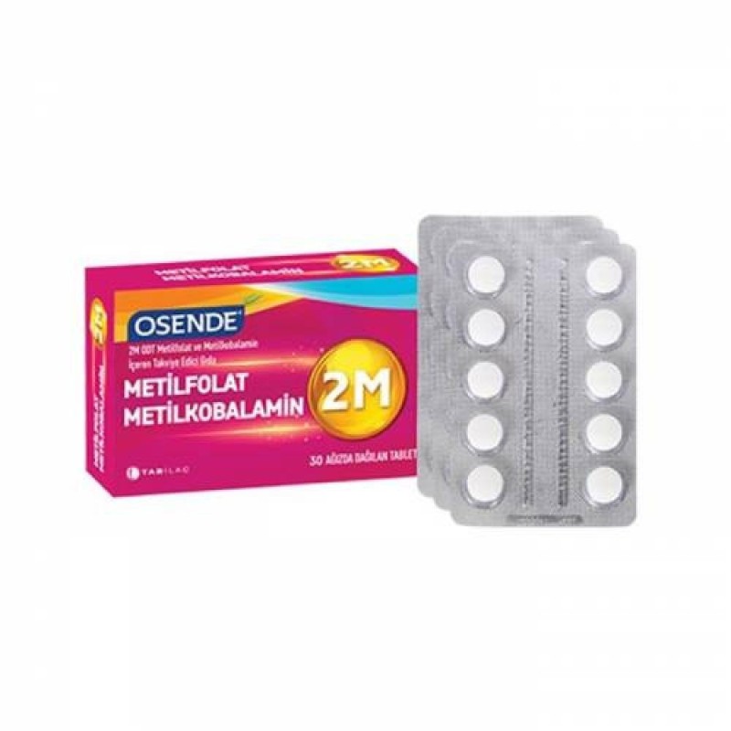 Osende 2M ODT Metilfolat Metilkobalamin 30 Tablet