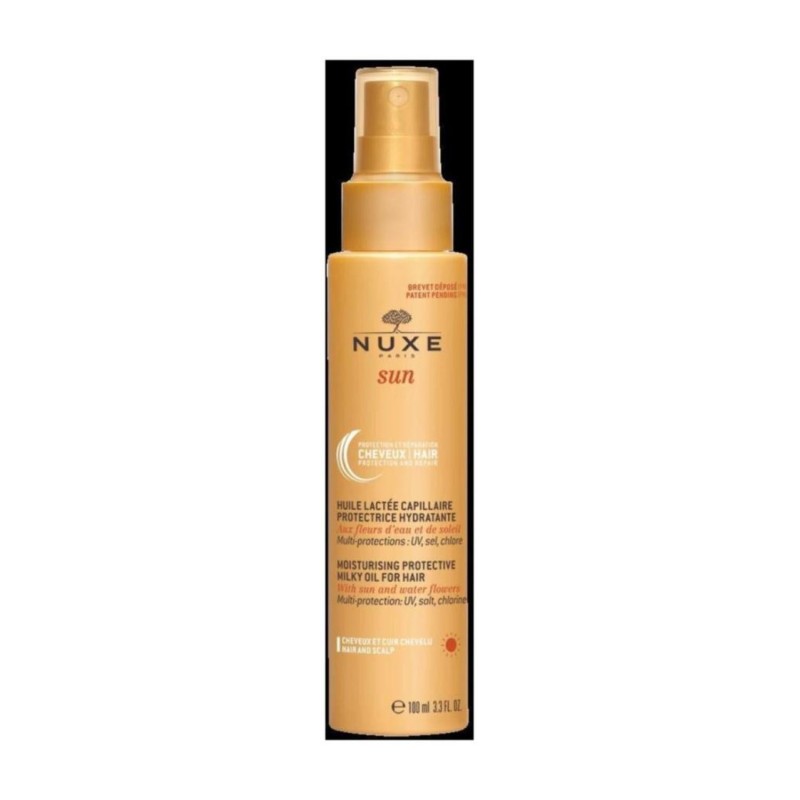 Nuxe Sun Huile Moisturising Protective Milky Oil 100 ml Nemlendirici ve Koruyucu Saç Bakım Yağı