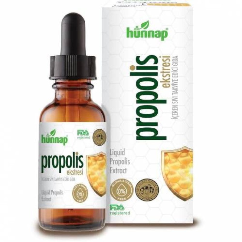Hünnap Propolis Ekstresi İçeren Takviye Edici Gıda 30ml