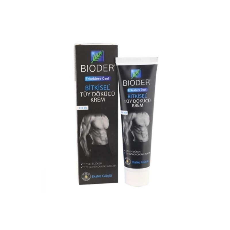 Bioder Bitkisel Erkekler için 100 ml Tüy Dökücü Krem