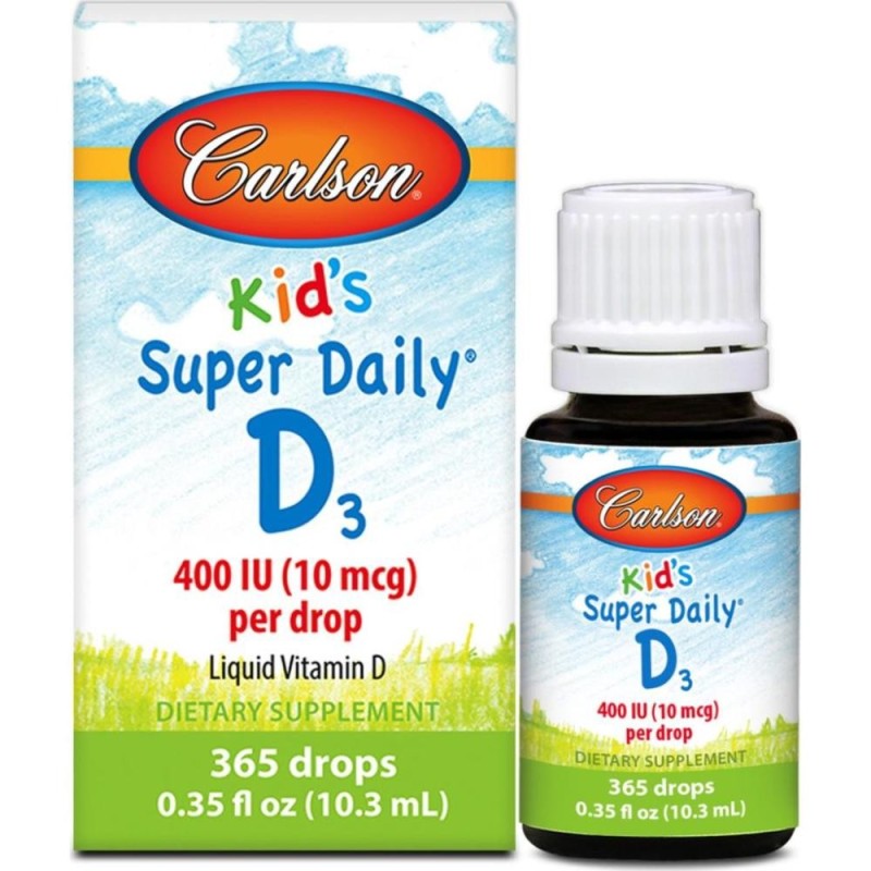 Carlson Kids Daily D3 Drops Damla 10.3 ml