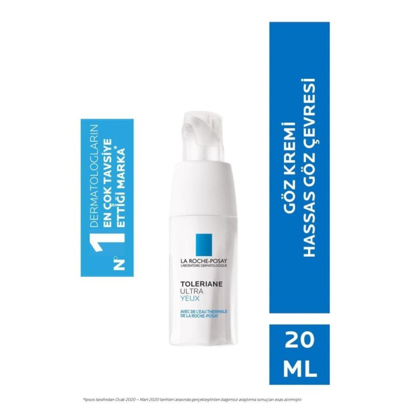 La Roche-Posay Toleriane Ultra Contour Yeux 20 ml Hassas Göz Çevresi Bakım Kremi