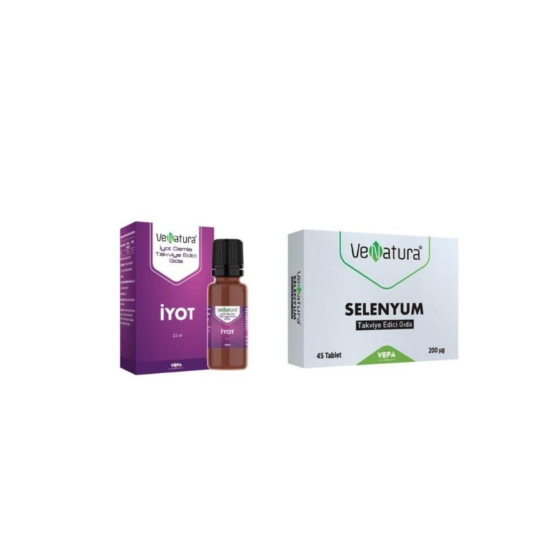 Venatura Selenyum 45 Tablet + Iyot Damla 25 ml Avantaj Paket