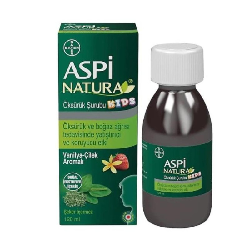 Aspi NATURA Kids Öksürük Şurubu 120 ml