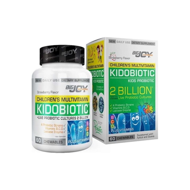 BigJoy Vitamins Kidobiotic Kids Probiotic 60 Çigneme Tablet