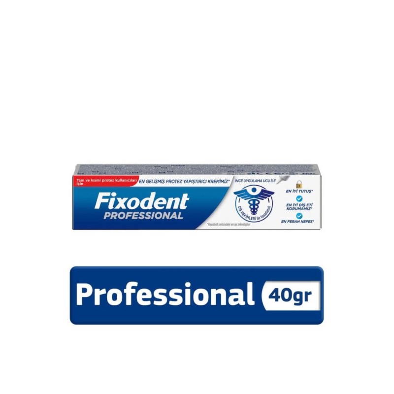Fixodent Professional 40 gr Diş Protezi Yapıştırıcı Krem