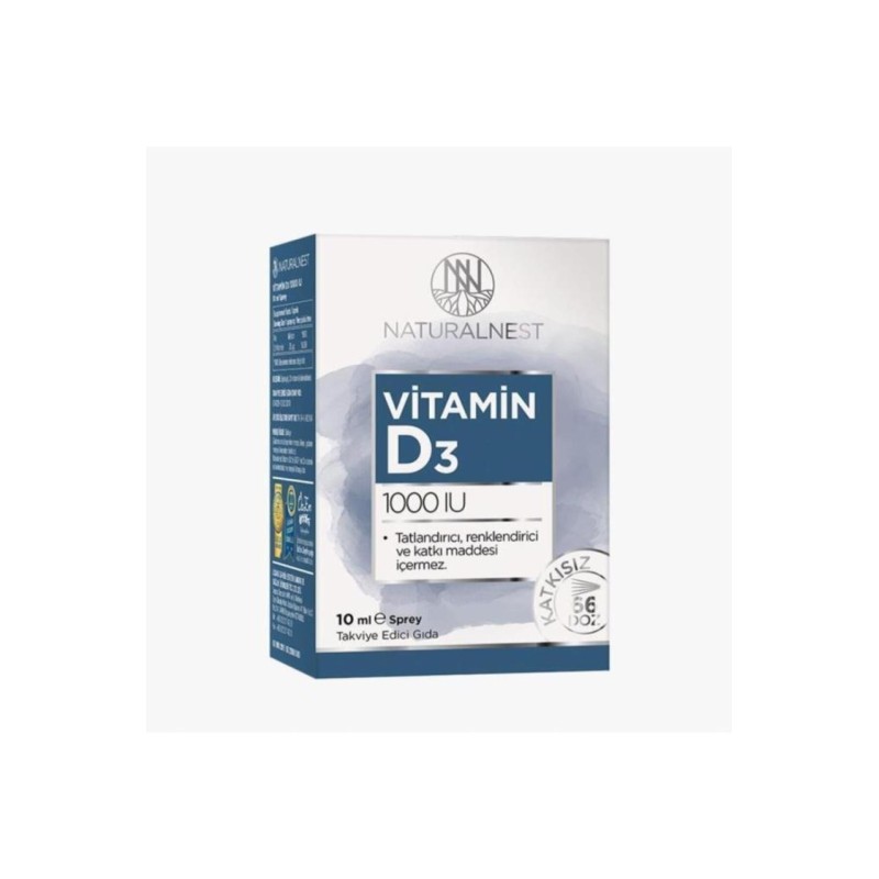 Naturalnest Vitamin D3 1000 Iu 10 ml