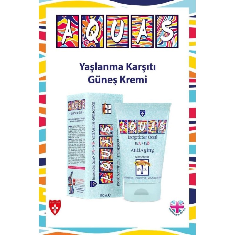 Aquas Yaşlanma Karşıtı Spf 50 150 ml Güneş Kremi