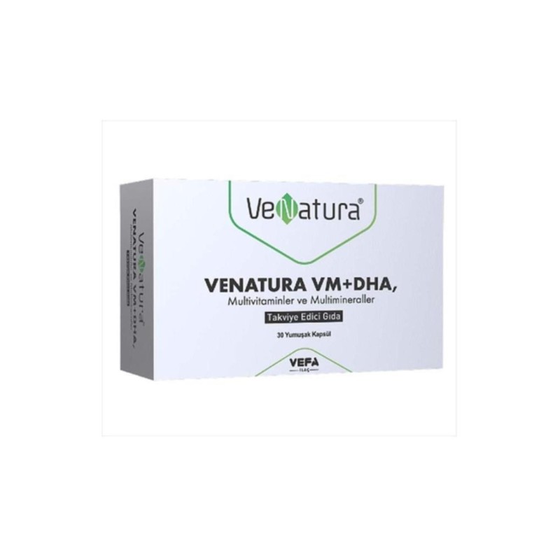 Venatura VM+DHA Multivitamin Multimineral 30 Kapsül
