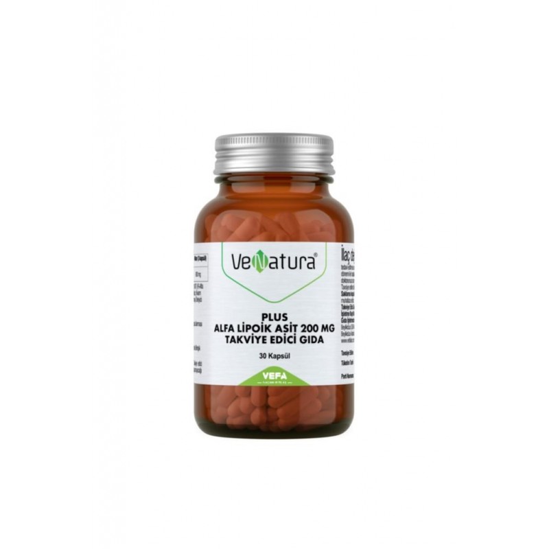 Venatura Plus Alfa Lipoik Asit 200 mg 30 Kapsül Venatura Plus Alfa Lipoik Asit 200 mg 30 Kapsül