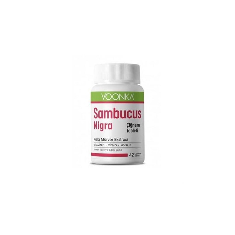 Voonka Sambucus Nigra 42 Çiğneme Tablet (SKT: 04/2023)
