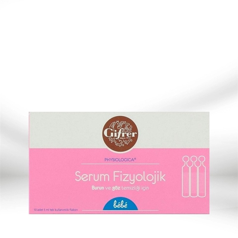Gifrer Physiologica 5 ml 10 lu Flakon Serum Fizyolojik